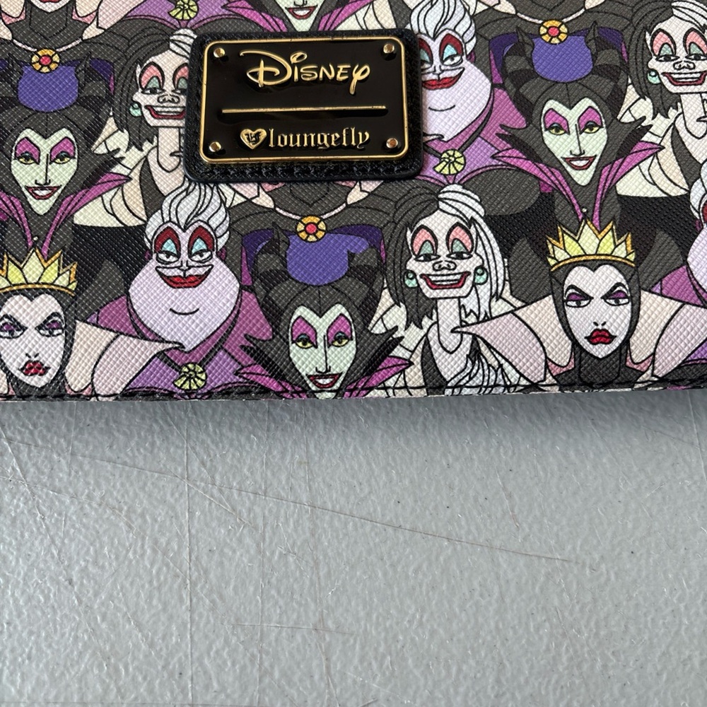 Disney Loungefly Villains Mini Backpack With Matching Wallet - Picture 13 of 13